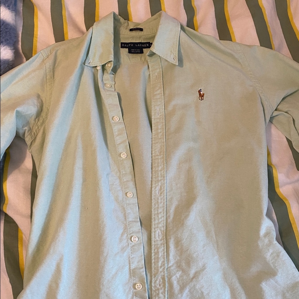 Ralph Lauren Mint Green Casual Shirt